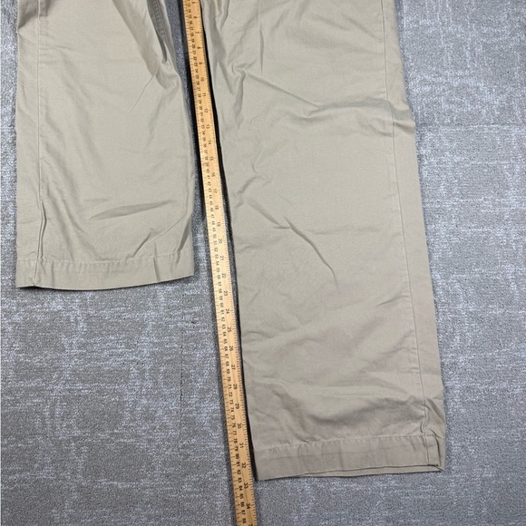 Levis Mens Straight Leg Khaki Trouser Pants Tan Size 34x34 - Picture 7 of 8